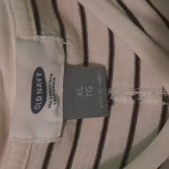 Black and White stripped tank top - Picture 3 of 3